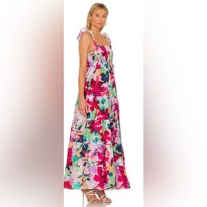B‎ B Dakota Steve Madden Vacay Bae Maxi Dress Sleeveless Square Neck Size Large